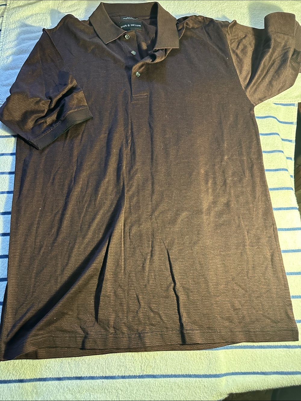 Men's Brown Polo Shirt - Classic Short Sleeve